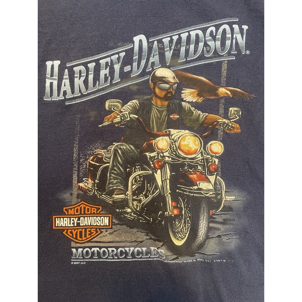 Harley Davidson Lighthouse Huntington Long Island NY USA 2XL T Shirt Y2K Vintage